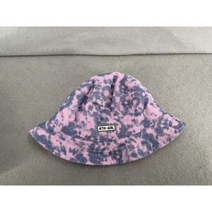 Athleta Girl Bucket Hat Size S/M Pink Purple Tie Dye Reversible Y2K Soft Girl
